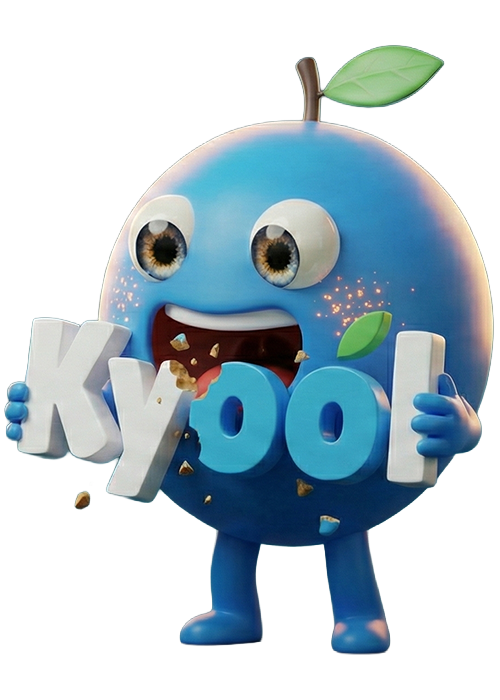 KYOOL mangeant le logo